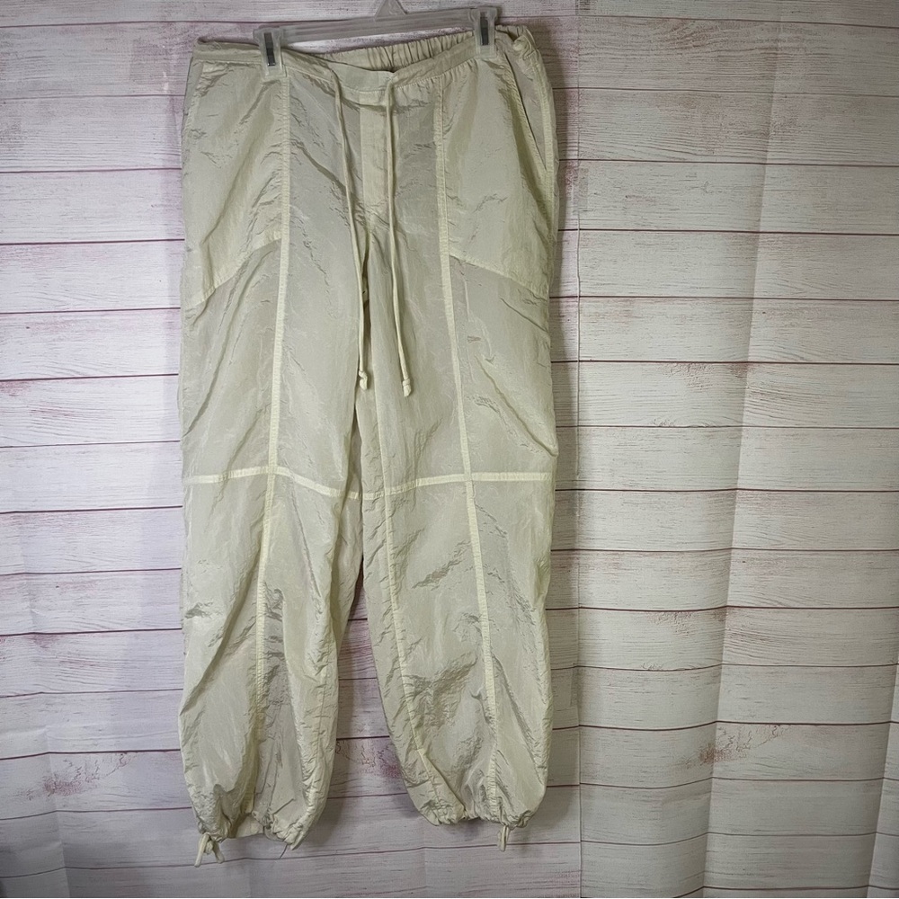 Wild Fable Mid-Rise Wide‎ Leg Drawstring Parachute Pants Size Medium